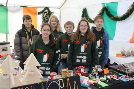 Irland-Klasse auf dem Weihnachtsmarkt